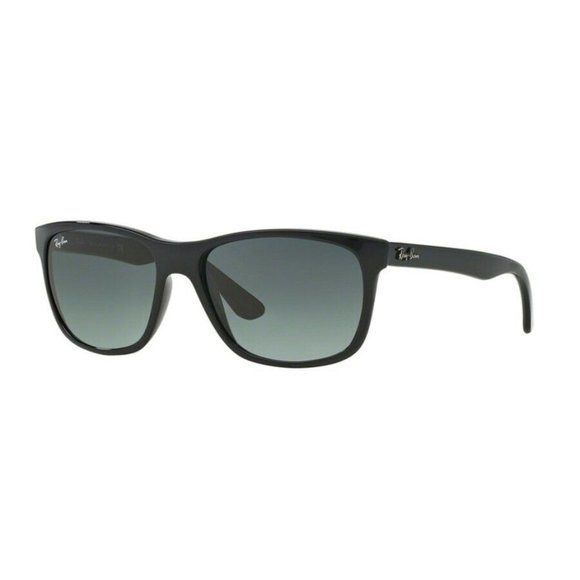 Ray-Ban Accessories - Ray-Ban Black & Grey Gradient Square Unisex Rb4181 601/71 Sunglasses